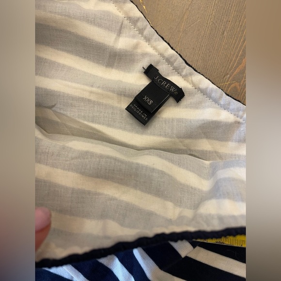 J. Crew Striped Off-Shoulder Top in Navy and White Size XXS​ - Picture 6 of 7